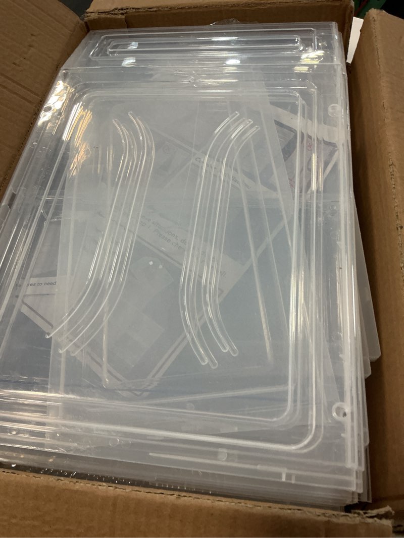 Condition photo showing Good Condition for yklslh hat organizer box, 6 boxes for 40 pack hats, upgrade harder solid plastic hat organizer for baseball caps, clear hat storage with magnetic door, hat rack holder case, white