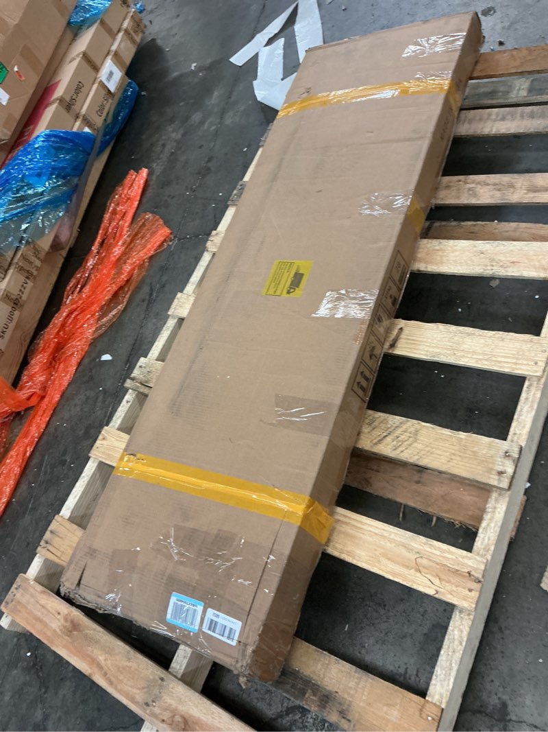 Condition photo showing As Is for 8-ft x 6-ft Galvanized steel Metal Storage Shed one_size in Brown(incomplete)