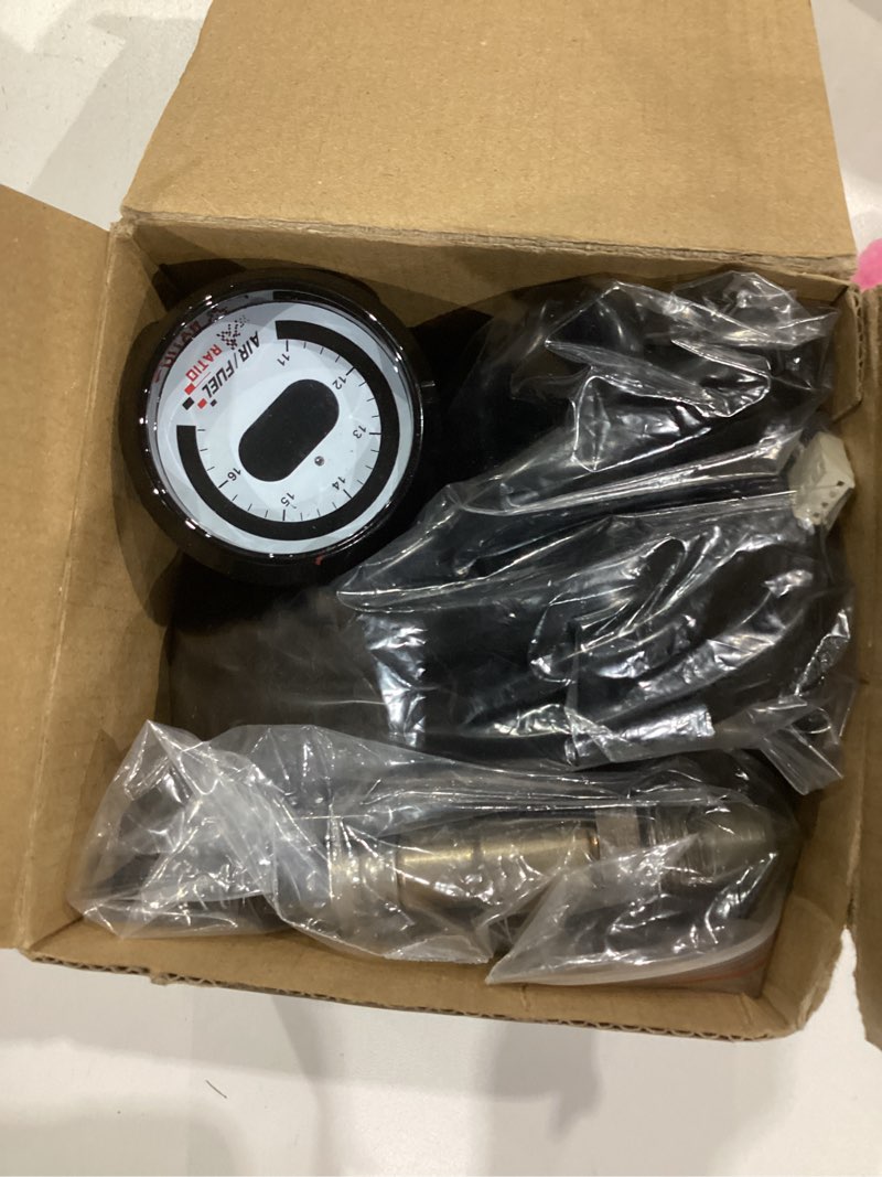 Condition photo showing Good Condition for wideband uego air/fuel ratio gauge 52mm (2-1/16”) with 4.9 lsu sensor, digital afr controller gauge, wideband o2 control sensor kit | 0-5v analog output (10-20 afr range)
