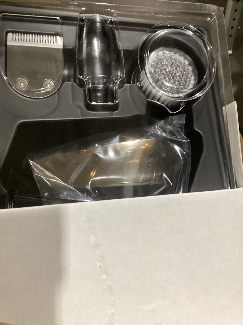 Condition photo showing Good Condition for Detachable Head Shavers, SHPAVVER 5 in 1 Electric Razor IPX7 Waterproof for Bald Men, Wet Dry LED Display Rechargeable 7D Rotary Shaver Grooming Kit with Type C Charge A?Gold Yellow