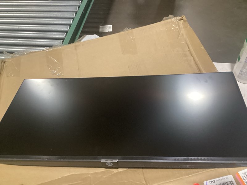 Condition photo showing As Is for samsung 34" viewfinity s50gc series ultra-wqhd monitor, 100hz, 5ms, hdr10, amd freesync, eye care, borderless design, pip, pbp, ls34c502ganxza, 2023, black