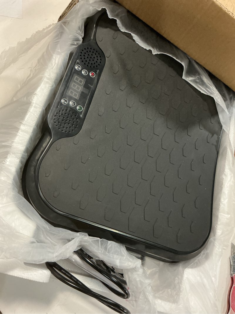 Condition photo showing Good Condition for vibration plate exercise machine,vibration plate for lymphatic drainage power vibration plate machine support 450 lbs 250 adjustable speeds,vibrating plate shake plate weight loss black