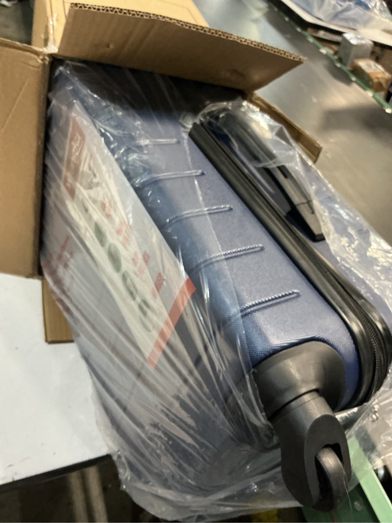 Condition photo showing Good Condition for Wrangler Smart Spinner Hardside Luggage, 22-Inch Carry-On, Navy Blue 22-Inch Carry-On Navy Blue