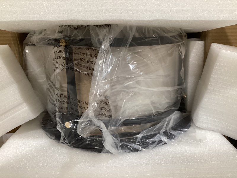 Condition photo showing Good Condition for joakim 2-light flush mount ceiling light 11.8"x 8" black 960 lumens