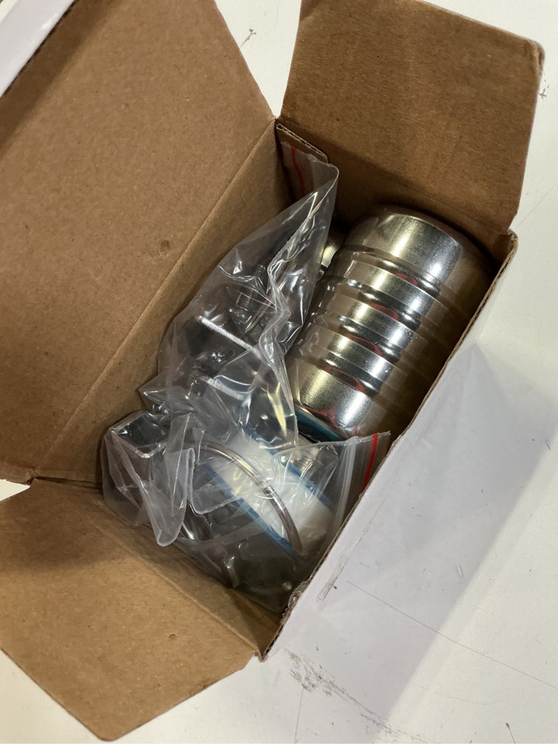 Condition photo showing New/Like New for 2pcs water float valve, stainless steel automatic water level control float valve 1/2in and 3/4in connection types for fish tank swimming pool livestock trough