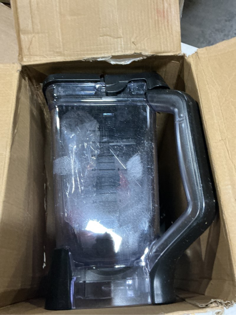 Condition photo showing As Is for Ninja BL610 Professional 72 Oz Countertop 1000-Watt Base and Total Crushing Technology for-Smoothies, Ice and Frozen Fruit, Black, Blender + Pitcher