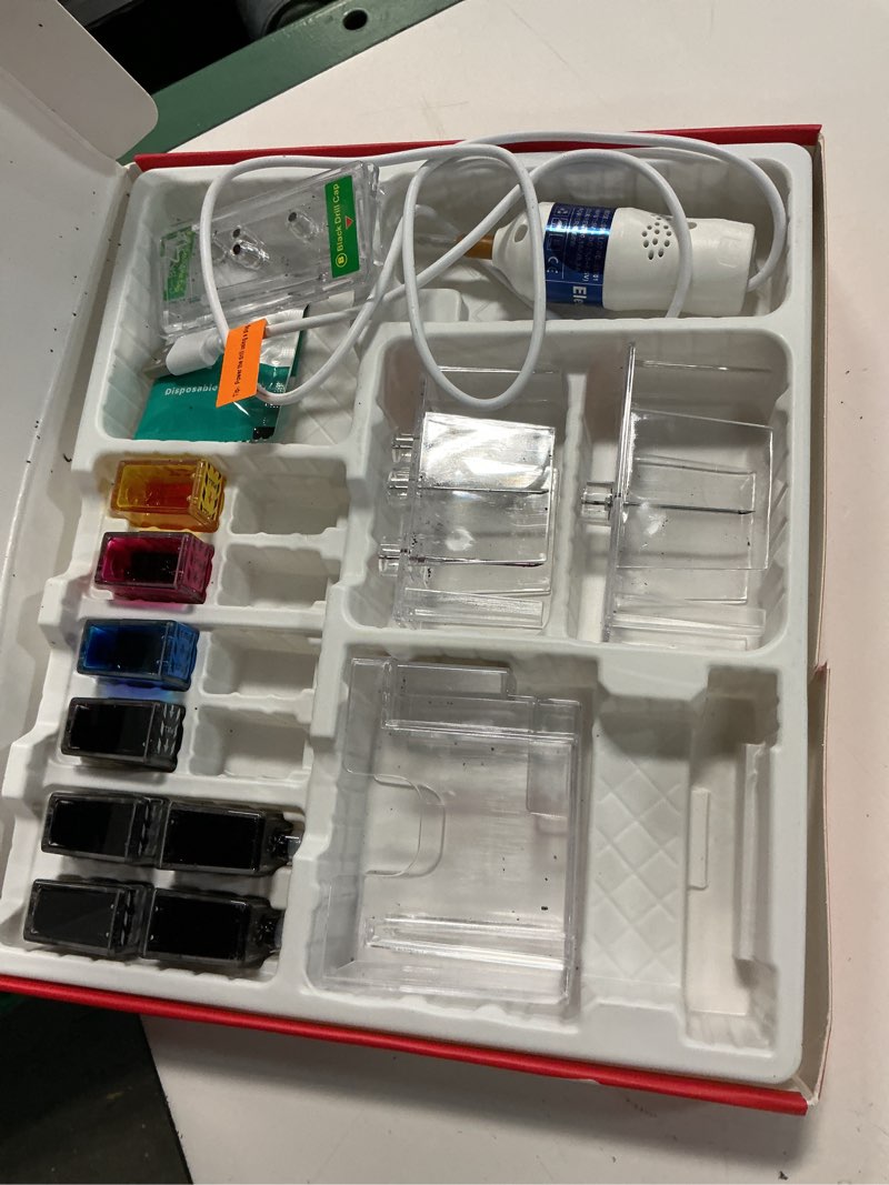 Condition photo showing As Is for pg-295xl cl-286xl ink refill kit compatible for canon pg-295 cl-286 pg-295xl cl-286xl 295xl 286xl ink cartridges compatible with pixma ts4320 ts6520 tr7120 printers (12 pack, 6bk/2c/2m/2y) 6 black 2 cyan 2 magenta 2 yellow