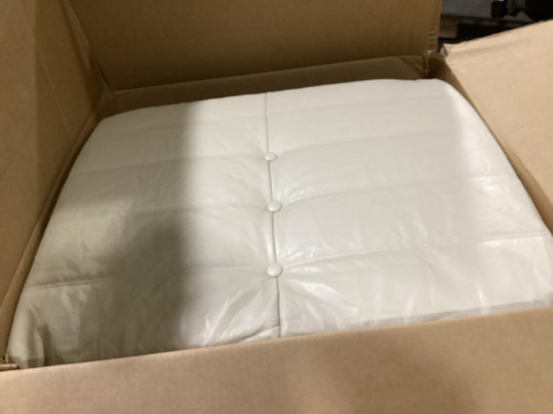 Condition photo showing Good Condition for Hobestluk Bean Bag Chair Giant Bean Bag Sofa Memory Foam Bean Bag Chairs for Adults, Bean Bag Couches Faux Leather Bean Bag Chairs for Living Room Bedroom Dorm Office (Beige)