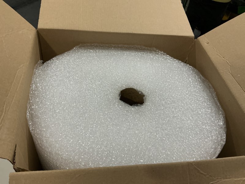 Condition photo showing Good Condition for Amazon Basics Bubble Cushioning Wrap Packing Material for Fragile Items, Perforated, 12 inch x 175 ft Long Roll, Small 3/16", Clear Clear 12 inch x 175 ft
