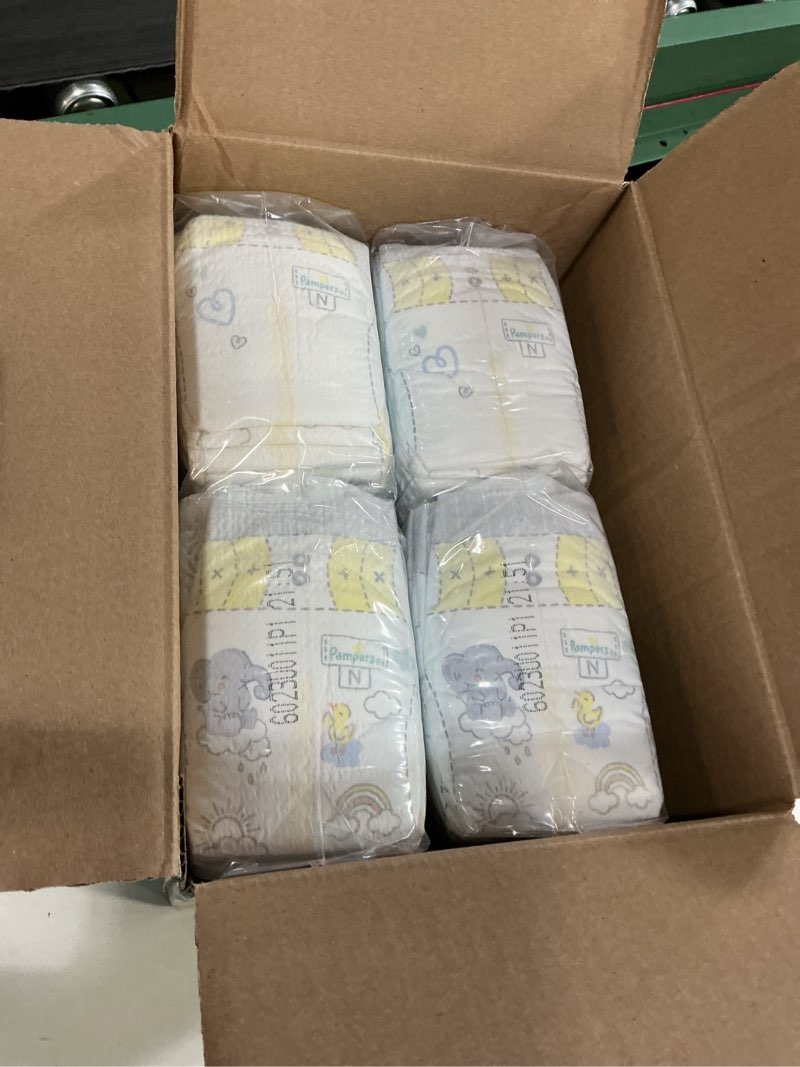 Condition photo showing New/Like New for Pampers Swaddlers Diapers, Size 0 (up to 10 lbs), 84 Count, Absorbent, Keeps Baby Dry and Comfortable, Skin Safe Disposable Baby Diaper (Packaging May Vary) Newborn 84