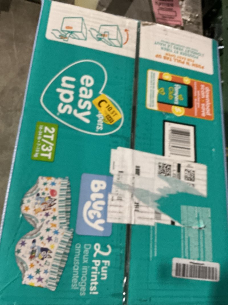Condition photo showing Good Condition for Pampers Training Pants - Easy Ups Boys & Girls Bluey - Size 2T-3T, 140 Count, Children's Potty Underwear (Packaging May Vary) 2T-3T 140