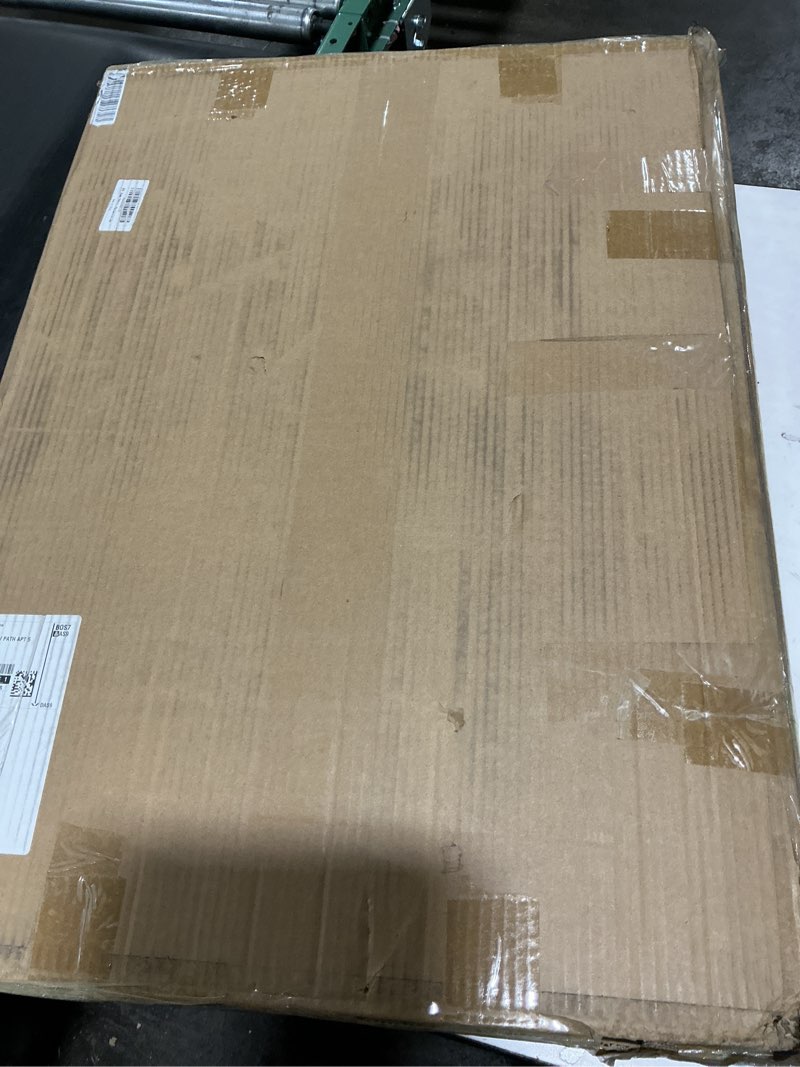 Condition photo showing Good Condition for Children's Sensory Table with 2 Stool, Multifunction Toddler Play Sand Table Indoor Art Table Drawing Table for Kids, Toddler Sensory Table with 2 Storage Bin & 2 Stool With 2 Stools