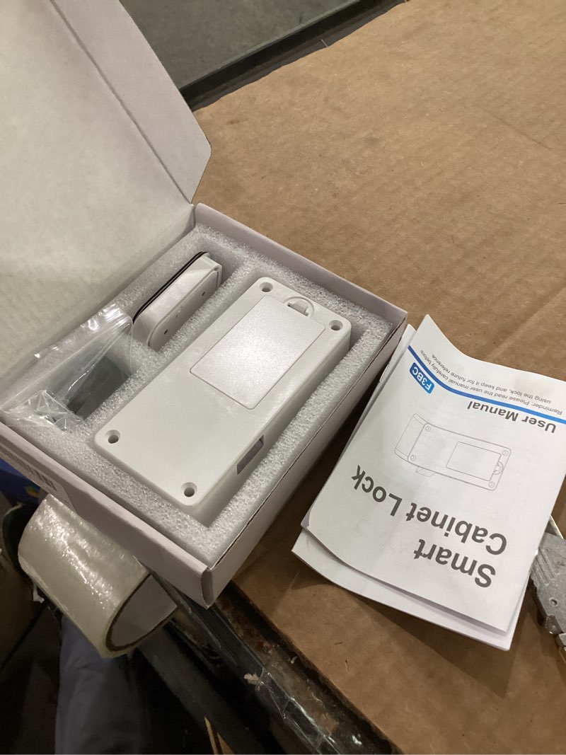 Condition photo showing New/Like New for eseesmart smart cabinet lock, hidden rfid keyless electronic bluetooth drawer locks, baby proofing child safety cabinet locks for liquor cabinet locker drawer cupboard desk dresser adults