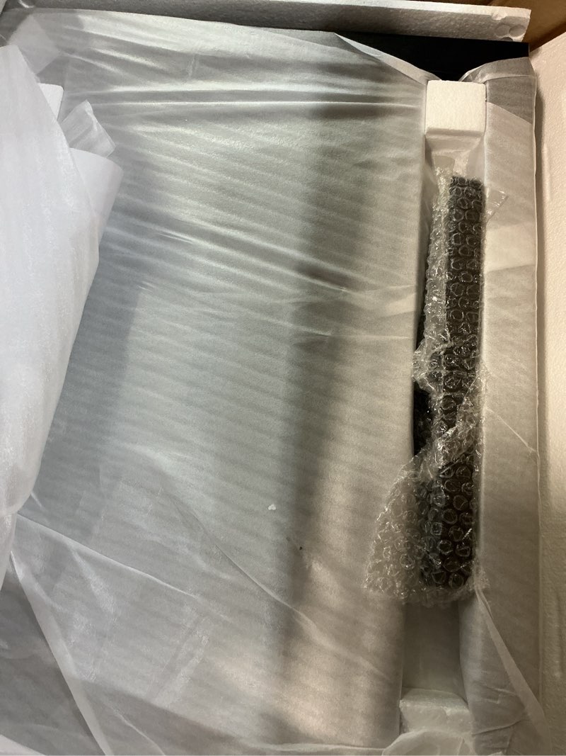 Condition photo showing Good Condition for black 18-55" foldable pet gate for stairs & doorways, puppy gate fence bamboo dog gate black 3 panel - 55 inches wide