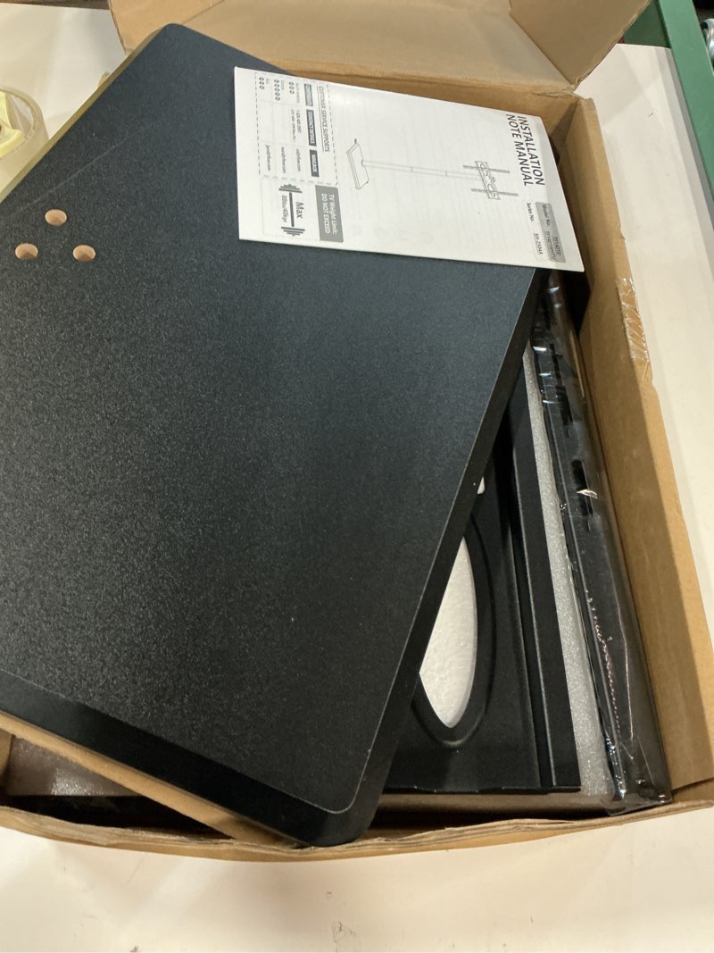 Condition photo showing Good Condition for Rfiver Swivel Floor TV Stand with Mount for 32-60 inch TVs up to 88 lbs, Height Adjustable Tall TV Stand with Wood Base, Saving Space Design for Bedroom, Living Room and Corner, Max VESA 400x400mm Black