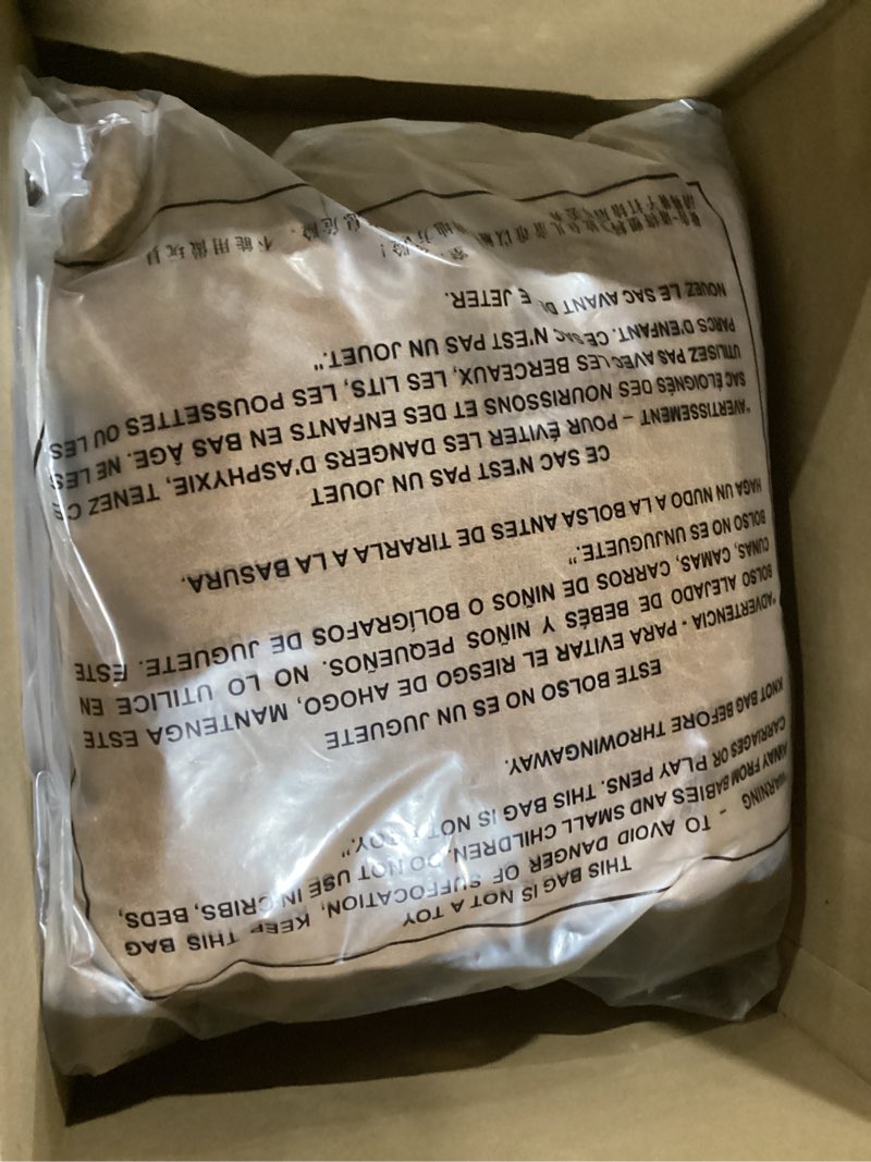 Condition photo showing Good Condition for Signature Design by Ashley Cortnie Faux Leather Throw Pillow, 20 x 20 Inches, Brown