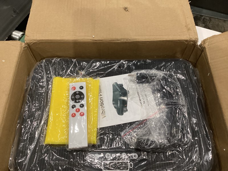 Condition photo showing Good Condition for tisscare vibration plate exercise machine mini vibrating plates for sedentary users, helpful for lymphatic drainage and weight loss, 400lbs capacity full body power shake workout platform for home