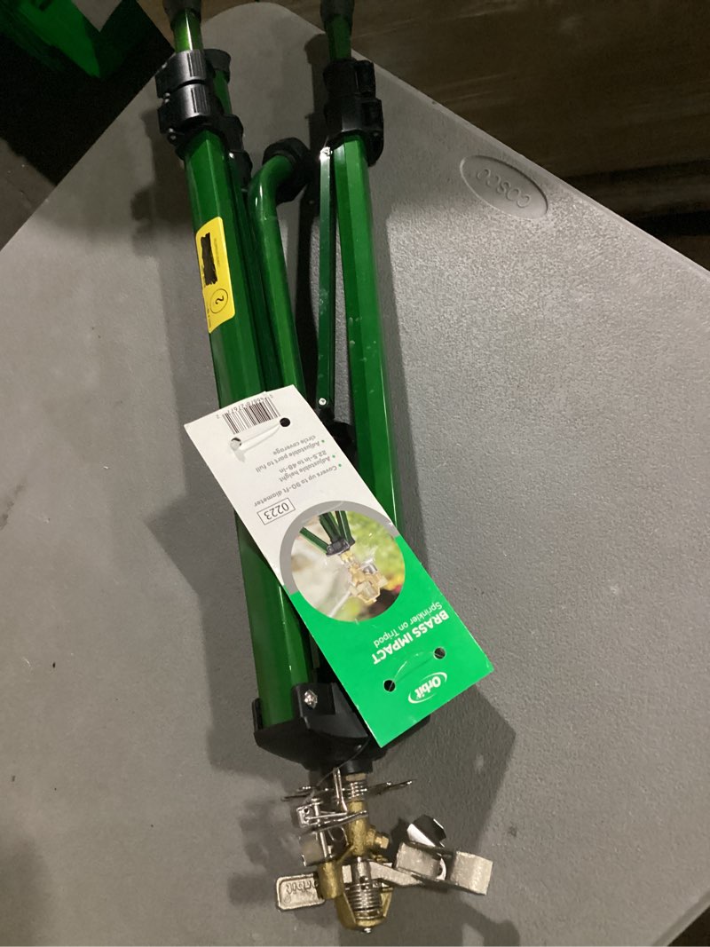 orbit sprinkler 5000-sq ft impulse tripod lawn sprinkler