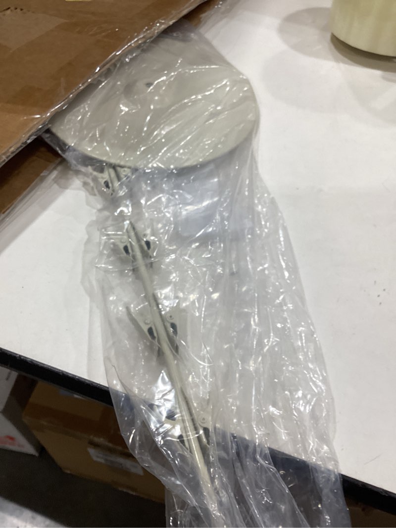 Condition photo showing Good Condition for chip rack display stand, chip bag holder for stores, party, display, concession stand, 23.75" h, white, 12 clips, countertop snack hanger, snack retail display rack