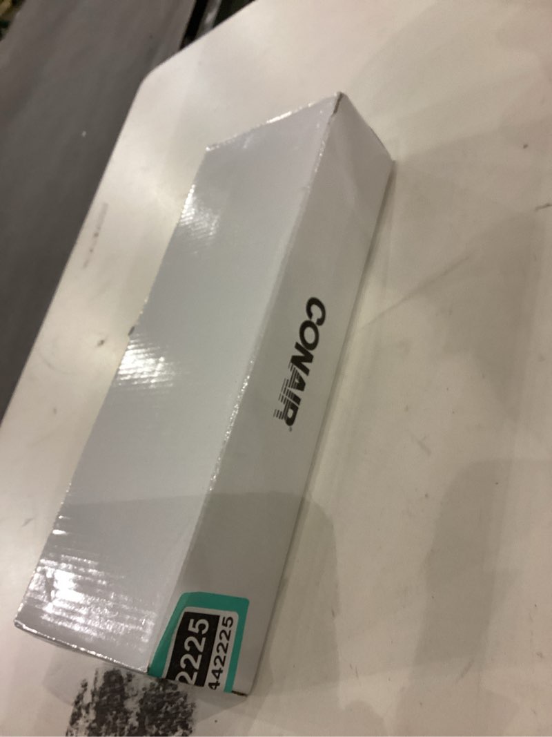 Condition photo showing New/Like New for Conair 2-in-1 Hot Air Curling Combo, Includes 1.5-inch Curl Brush and 1-inch Aluminum Bristle Brush Black / Gold 1 Count (Pack of 1)