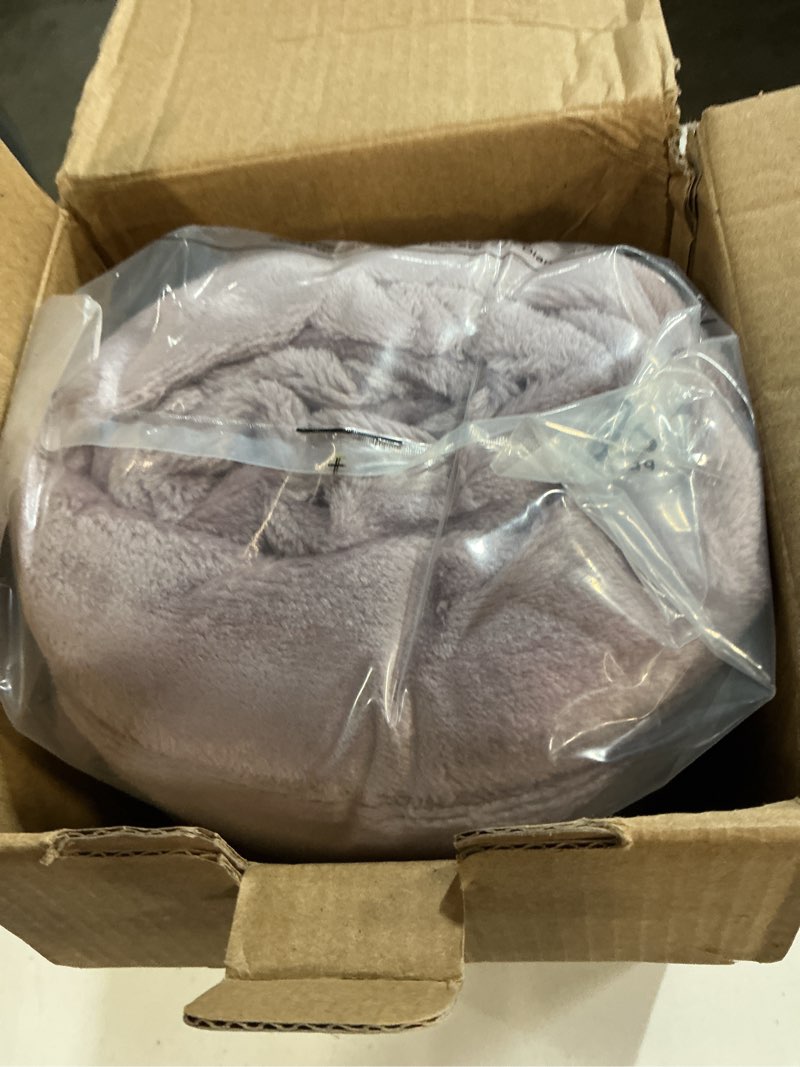 Condition photo showing New/Like New for bedsure gentlesoft fleece blankets twin size fog purple - 300gsm lightweight plush fuzzy cozy soft blanket for bed, sofa, couch, travel, camping, 60x80 inches fog purple twin (60" x 80")