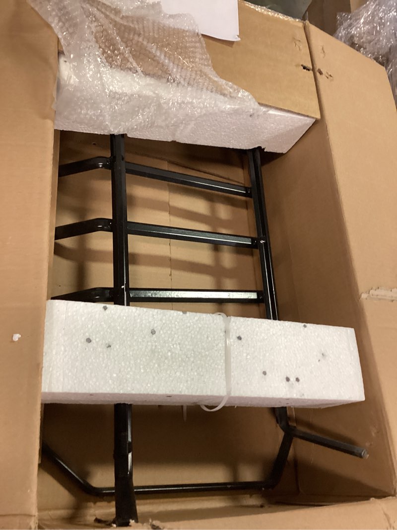 Condition photo showing Good Condition for AMAGABELI GARDEN & HOME Fireplace Grate 30 inch Fire Pit Grate Fire Place Log Holder Wrought Iron Heavy Duty Solid Steel Indoor Outdoor Camping Hearth Firepit Firewood Wood Burning Rack Stove 30 inch Hexagon Cast Iron Bar