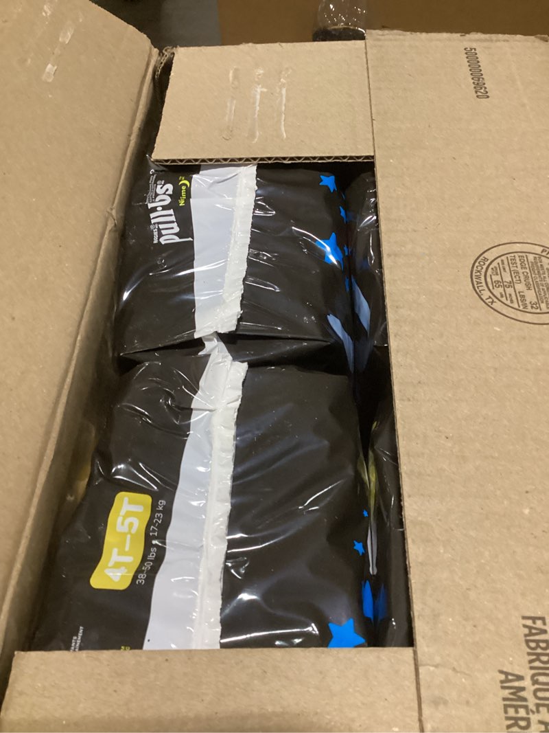 Condition photo showing New/Like New for Pull-Ups Boys' Night-Time Potty Training Pants, Size 4T-5T Overnight Training Underwear (38-50 lbs), 92 Ct 4T-5T 92