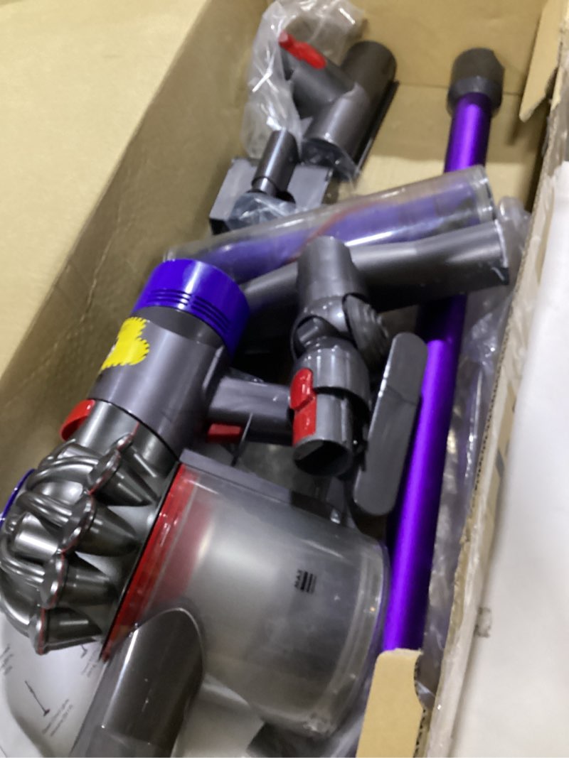Condition photo showing Good Condition for cordless vacuum cleaner, 55kpa 70min 650w motor powerful vacuum cleaners for home, self-stand cordless stick vacuum rechargeable anti-tangle/led screen/1.8l cup for home pet hair/carpet/hardwood floor purple