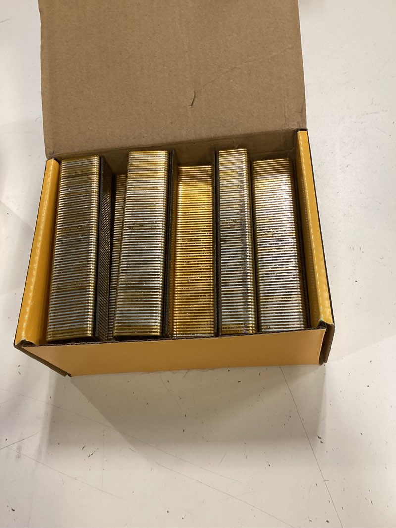 Condition photo showing Good Condition for 3/4 in. x 16-gauge galvanized staple 2000 per box