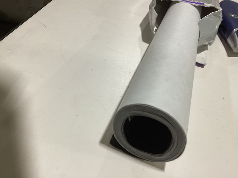 Condition photo showing As Is for Gila Privacy Black Static Cling Residential DIY Window Film No Glue No Adhesive 3ft x 6.5ft (36in x 78in) - PB78 36" x 6.5'