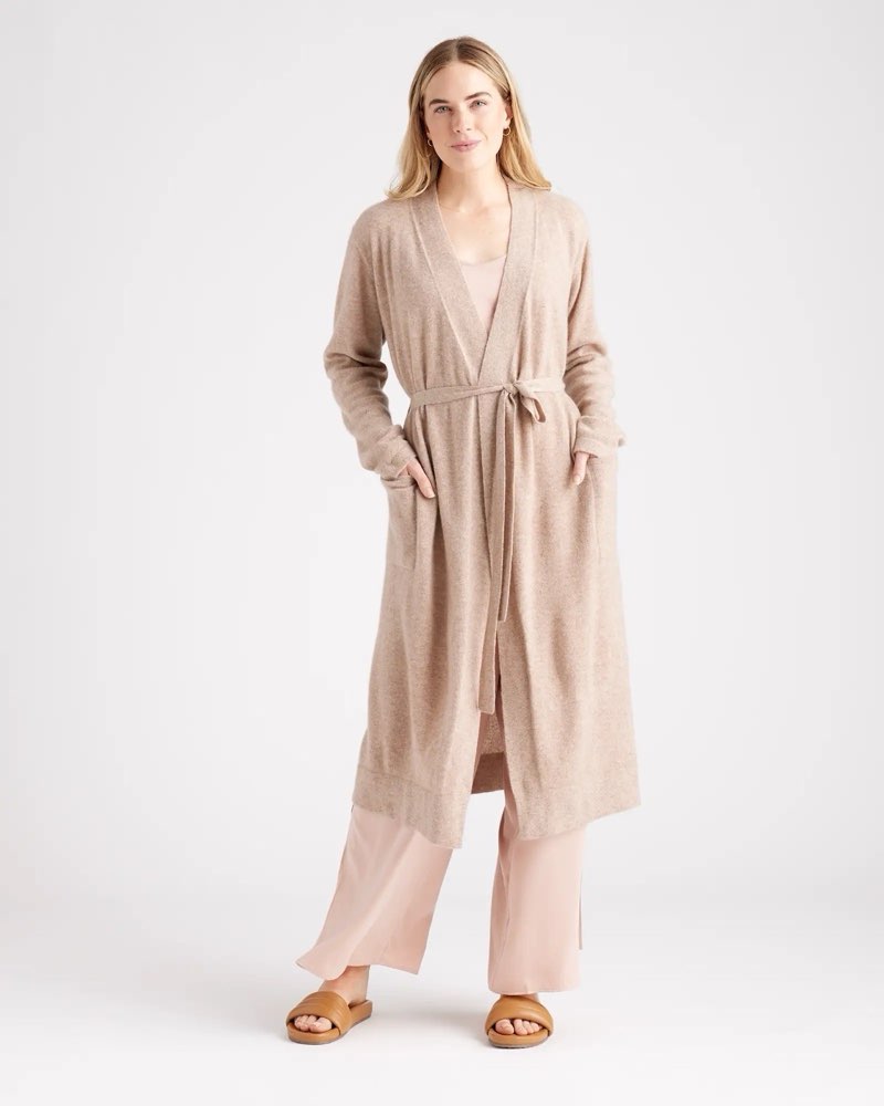 Quince 100% Mongolian Cashmere Robe Women’s L