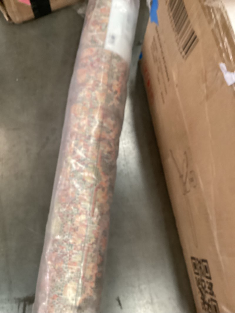 Bratton Machine Woven Oriental Red/Black Area Rug