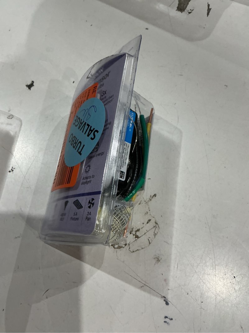 Condition photo showing New/Like New for maestro motion sensor switch, no neutral required, 5-amp, single-pole/multi-location, white