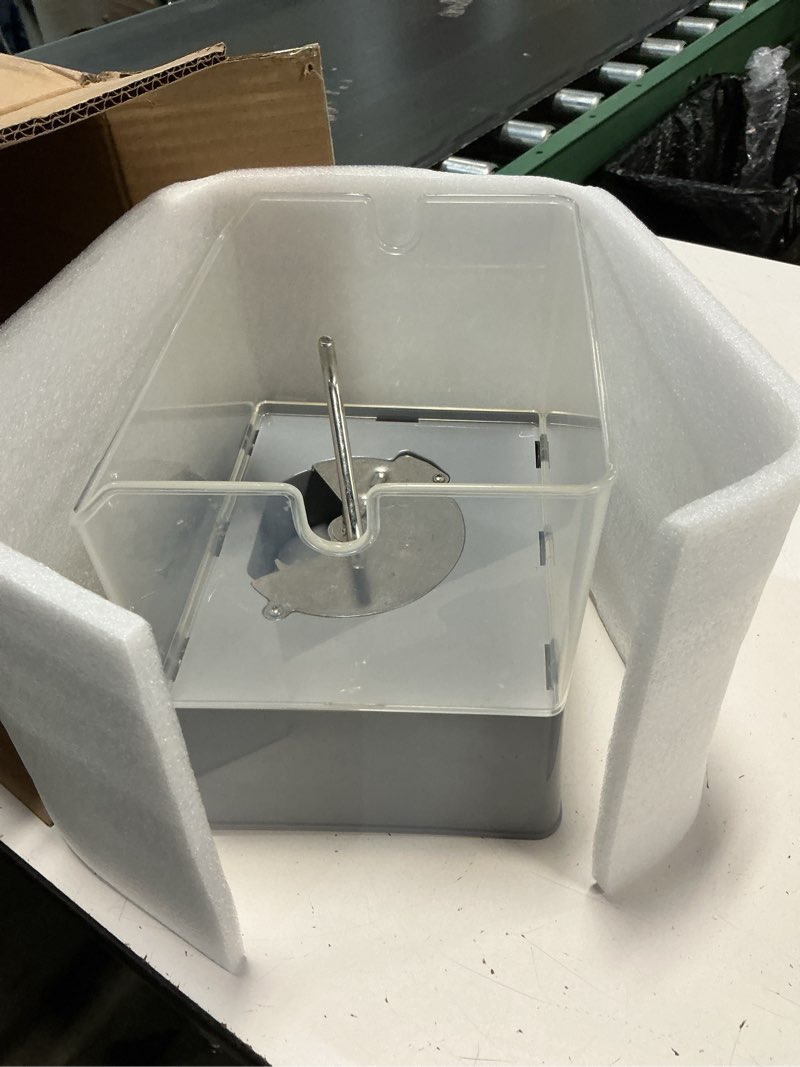 Condition photo showing As Is for upgraded w11129522 refrigerator ice bucket compatible with kitchenaid ice maker replacement w10564750 whirlpool removable ice bin krff707ess01 krmf706ess01 kitchenaid ice bucket ice container ice tray