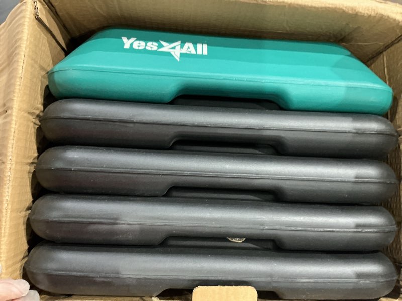 Condition photo showing Good Condition for yes4all high arobic step platform & stackable risers - adjustable 4"/6"/8"/10"/12" height - choose full step platform set or 2-pack stackable risers, customize for cardio & aerobic exercise a. green/black