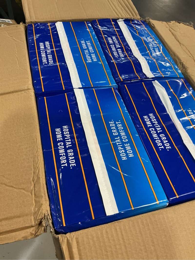 Condition photo showing New/Like New for curera chucks® premium disposable underpads 30”x36” [100-count] ultra absorbent chux incontinence bed pads disposable adult with adhesive tape, pee pads pet training pads xx-large 30x36 bulk pack 30" x 36"