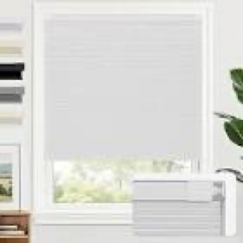 aosky no tools no drill cordless cellular shades blinds for indoor windows, light filtering thermal 