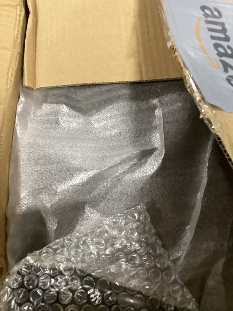 Condition photo showing As Is for leather ottoman footrest,rustic foot stools seat,wood footstool rectangle footrest small ottoman for bedroom,living room,office,entrance hall (deep brown)