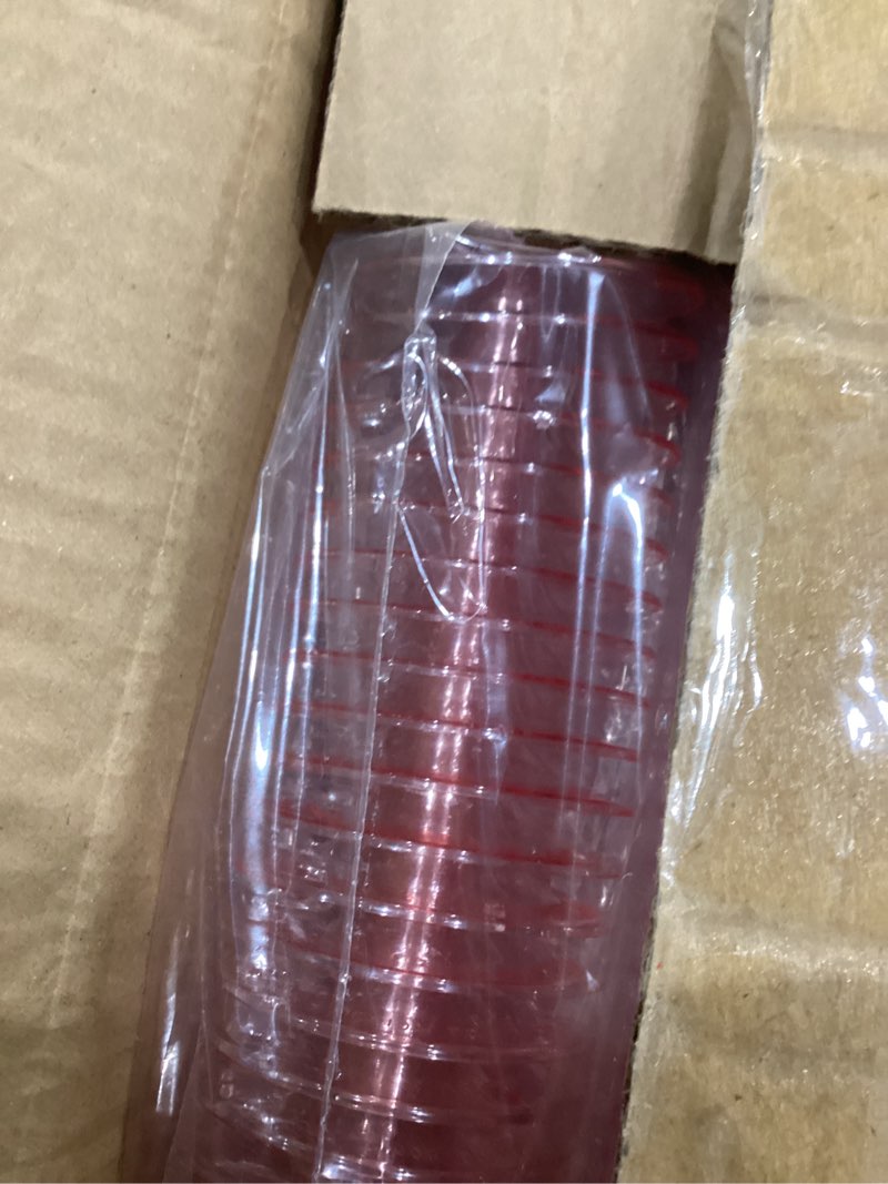Condition photo showing New/Like New for 40 Pack Plastic Pink Champagne Flutes, 5.5 OZ Disposable Wine Glasses Clear Mimosa Champagne Flutes for Valentine's Day Party, Wedding, Birthday Decorations