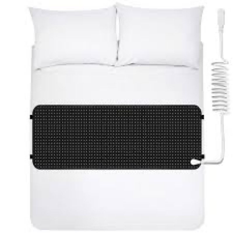 LAXVAPIU Grounding Mat for Bed Earth Connected Mat for Sleep with Grounding Plug Adapter,Cords,Condu