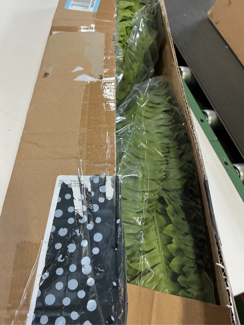Condition photo showing New/Like New for 42" artificial boston fern large bush plants, 2 bundles of fake ferns with 65 fronds for outdoors home decor 42" 2 pcs