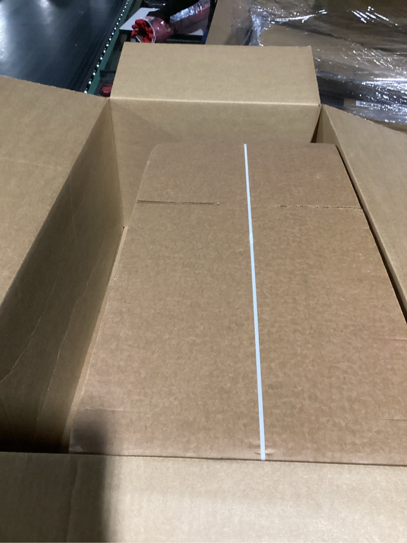 Condition photo showing As Is for BOX USA 20 x 12 x 4 Corrugated Cardboard Boxes, Flat 20"L x 12"W x 4"H, Pack of 25 | Shipping, Packaging, Moving, Storage Box for Home or Business, Strong Wholesale Bulk Boxes