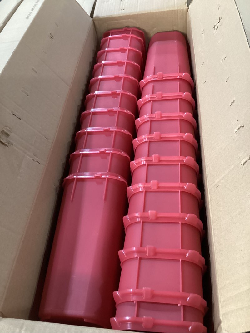 Condition photo showing Good Condition for medline sharps container, 5 quart, counter-balance lid, red (pack of 20)