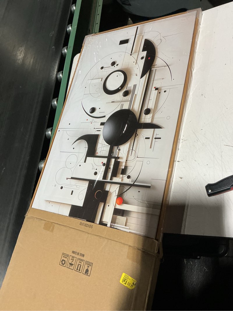 abstract wall art black and white modern artwork geometric line art canvas painting wall decor for l