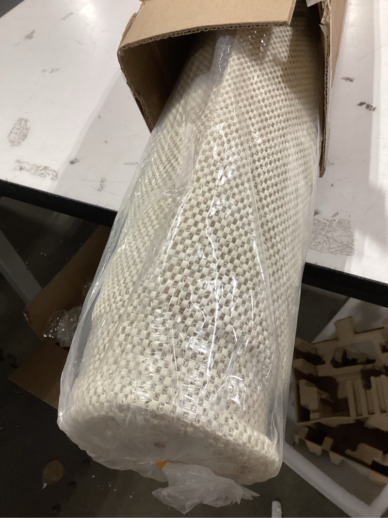 Condition photo showing Good Condition for Extra Large Front Door Mat, 48 x 72 Inch Large Welcome Mat Outdoor Indoor with Non-Slip Waterproof Quick Dry Doormat for Home Patio Floor Entry Porch Garage Commercial Office(Brown and Black) Brown and Black 6" x 3'11" (Rectangular)