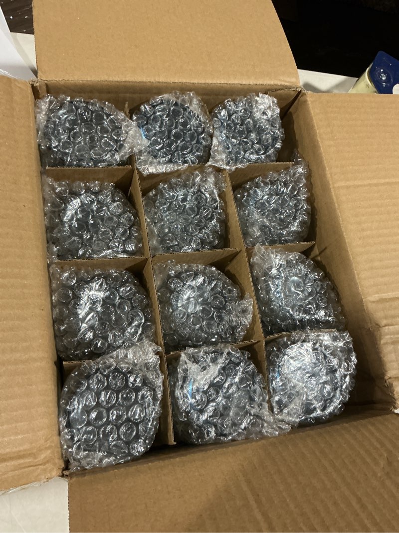Condition photo showing Good Condition for DARJEN Blue Glass Votive Candle Holders Set of 24 - Round Tea Lights for Wedding, Shower, Party & Gift Blue 24 Pcs