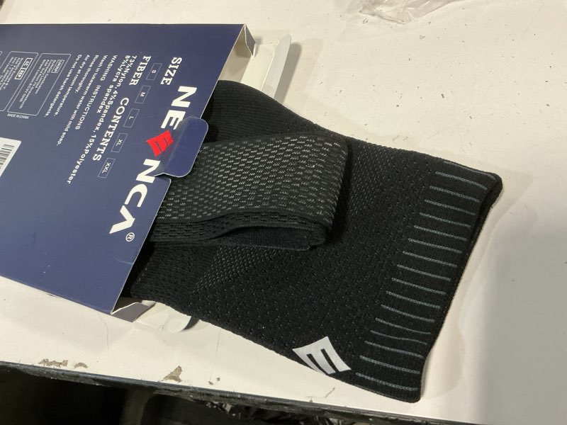 Condition photo showing Good Condition for NEENCA Ankle Brace for Women & Men, Ankle Support with Compression Wrap, Compression Sleeve for Sprained Ankle, Swelling & Heel Spur Pain, Achilles Tendonitis Pain Relief Large Left