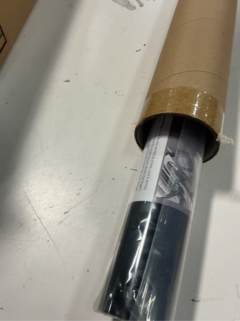 Condition photo showing Good Condition for rockrose charcoal 2ply premium carbon 35% vlt car tint 24 in x 10ft professional window heat, uv, and irr block tint for cars or building adhesive film easy shrink, plotter friendly 24 in x 10ft 35 percent