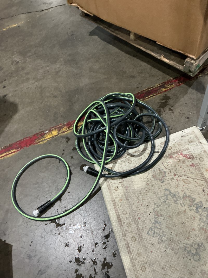 Condition photo showing As Is for neverkink neverkinkflx 5/8-in x 50-ft premium -duty kink free hybrid polymer gray hose