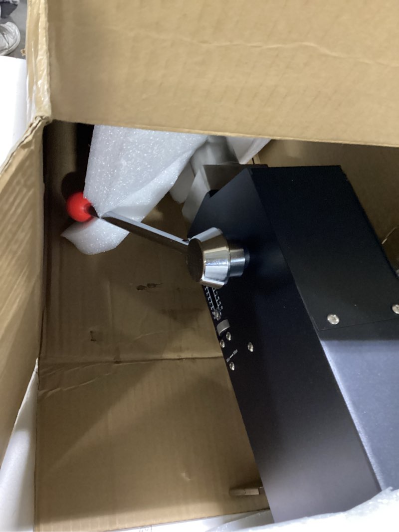 Condition photo showing As Is for manual paste liquid filling machine, adjustable 5-50ml bottle filler a03